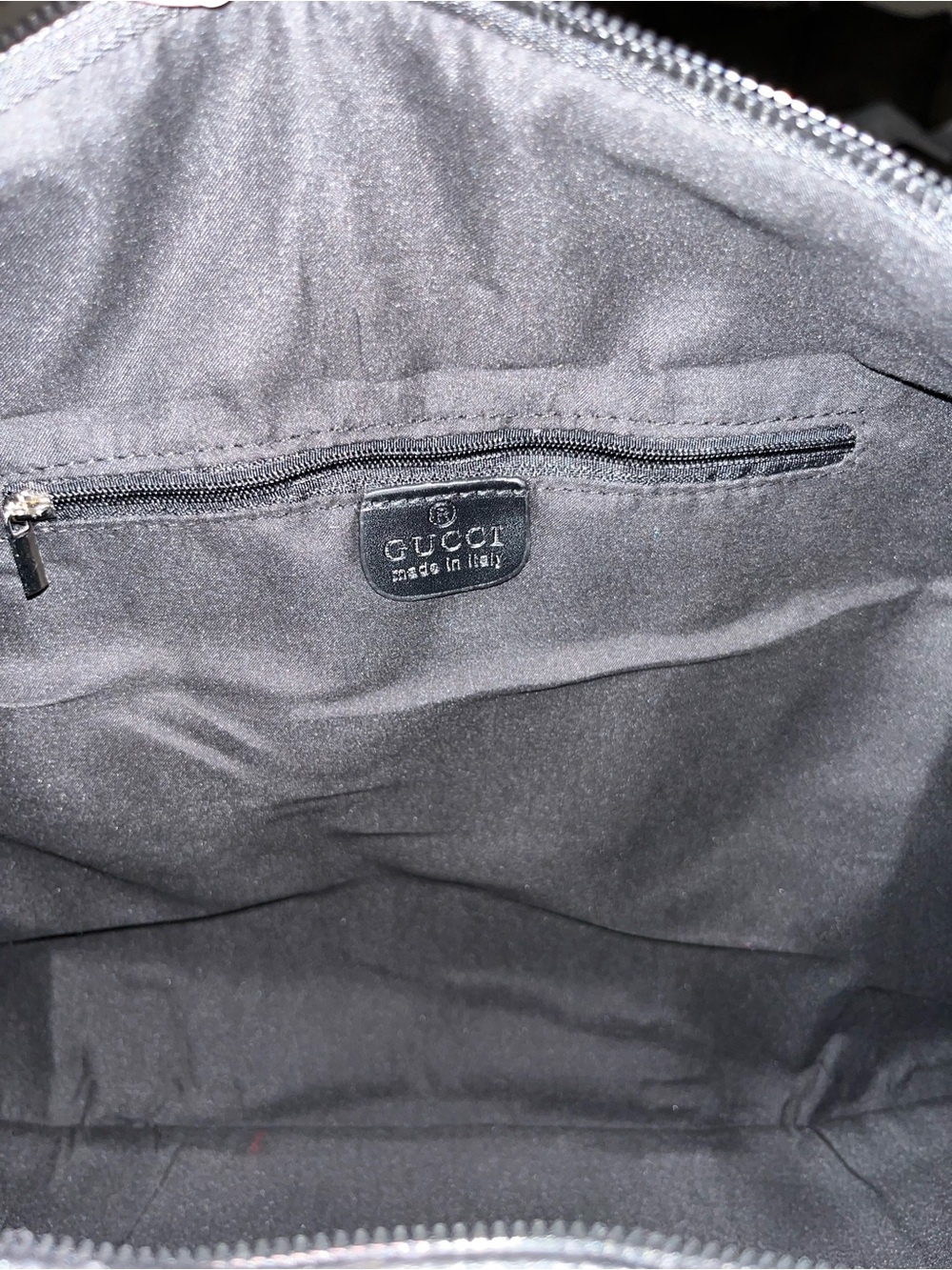 Gucci Black Embossed GG Duffel Bag - Picture 6 of 6